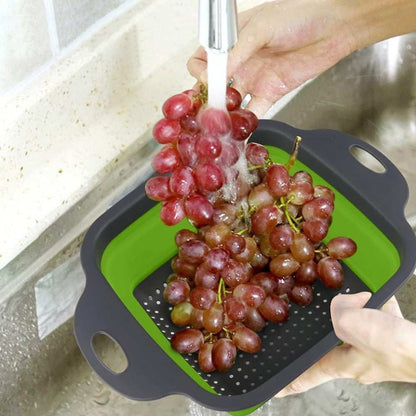 Pack 2 Coladores Escurridor Rectangular4#Verde