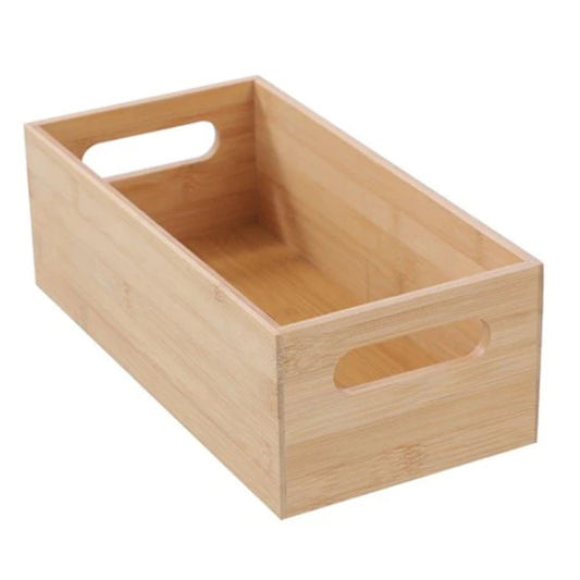 Caja Organizadora De Bambú 30,5 x 152#Madera