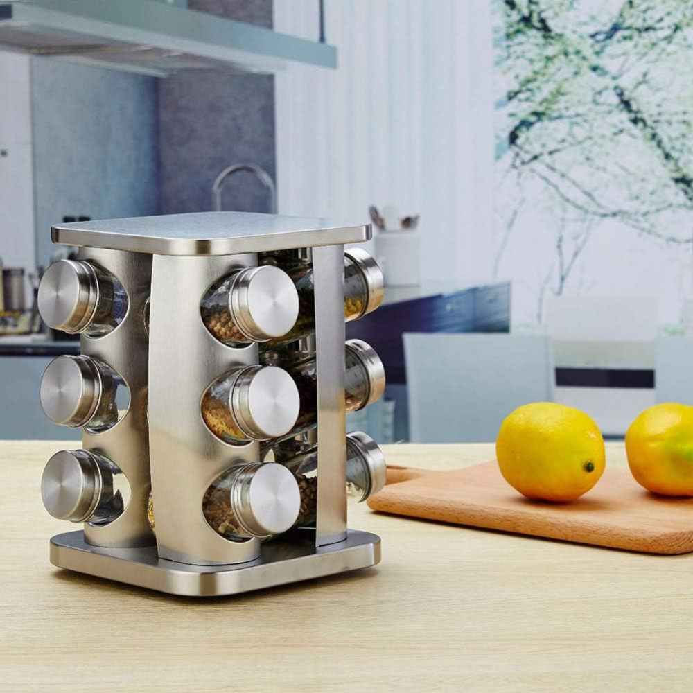 Set Especieros Aliños 12 Frascos2#Gris