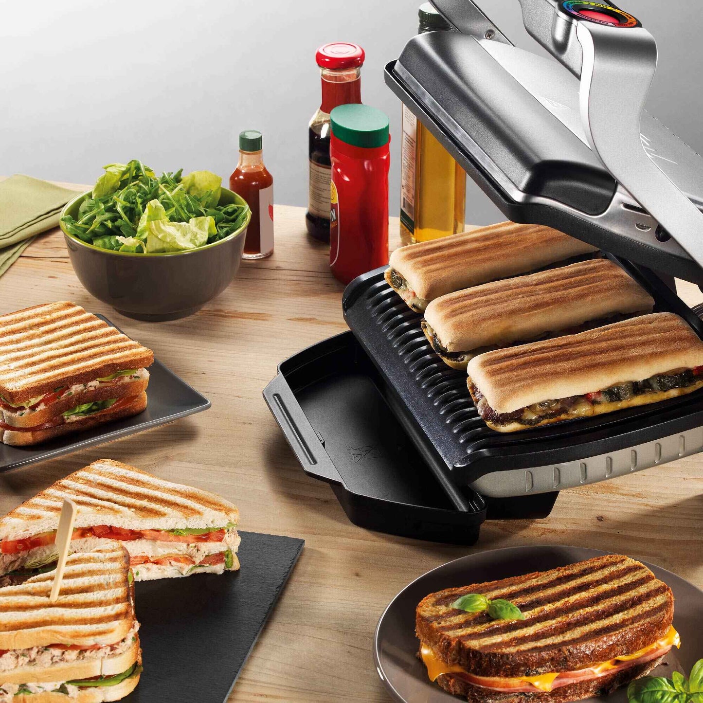 Parrilla Eléctrica Inteligente Optigrill5#Acero