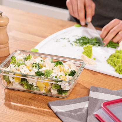Contenedor Alimentos Masterseal Glass Rectangular 1.3L3#Sin color