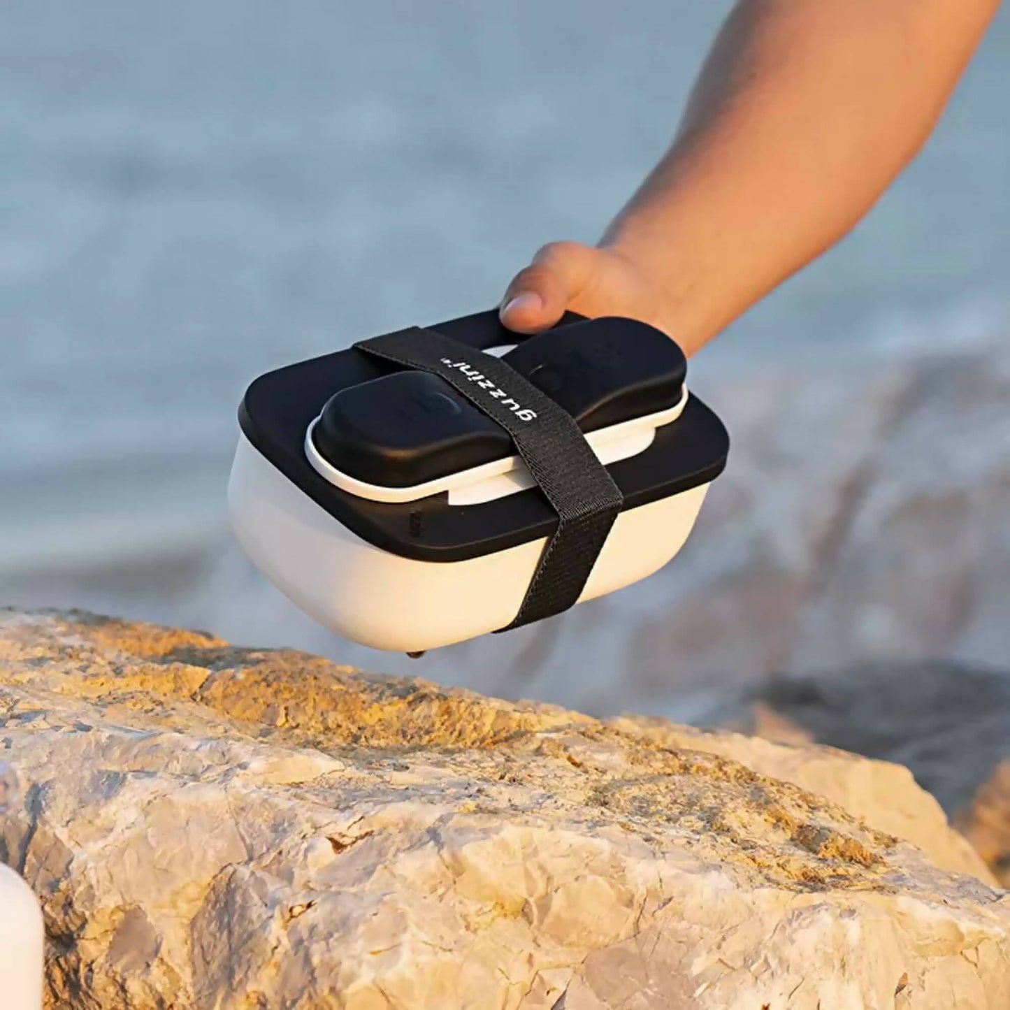 Lunch Box con Cubiertos1#Blanco