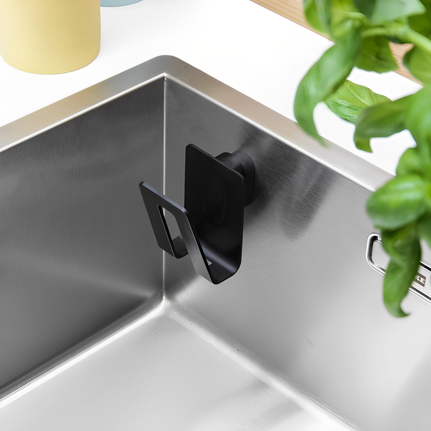 Soporte Esponja Happy Sinks1#Negro