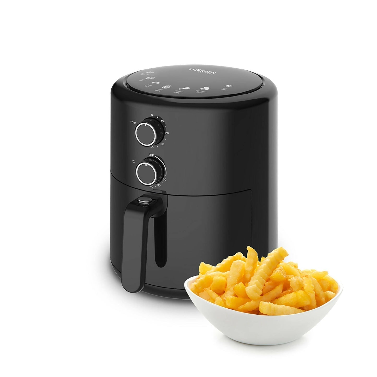 Freidora de Aire Manual Thor Cyclonic Air Heat 4 Lts3#Negro