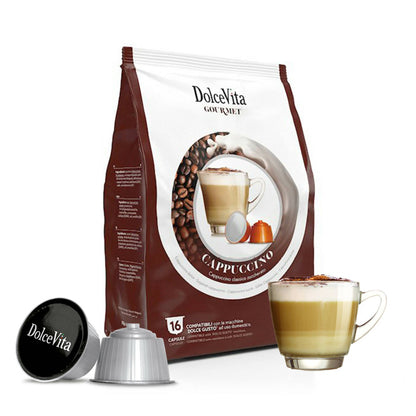 Cápsulas Compatibles Dolce Gusto Capuccino 16 Uds1#Sin Color