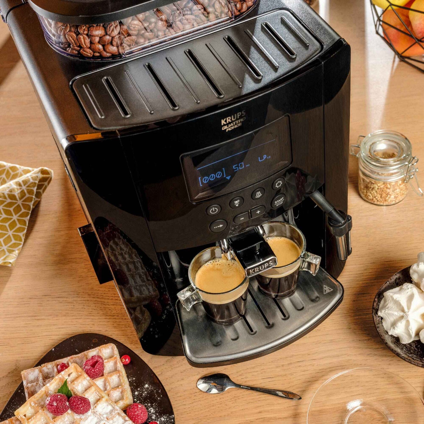 Cafetera Espresso Full Auto Display3#Negro