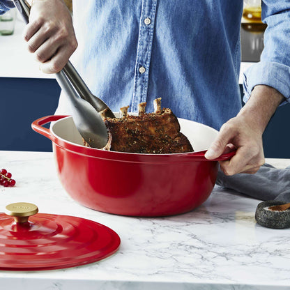 Olla Cocotte Ovalada Air 30x23 cm4#Rojo
