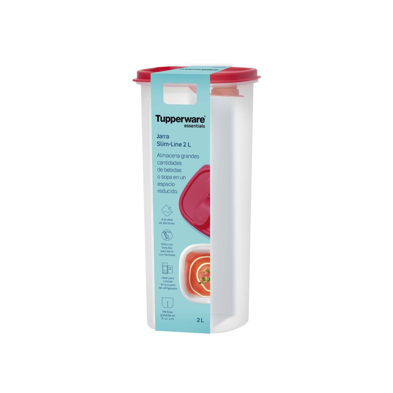 Jarro de Agua Botella 2 Lts13#Rojo