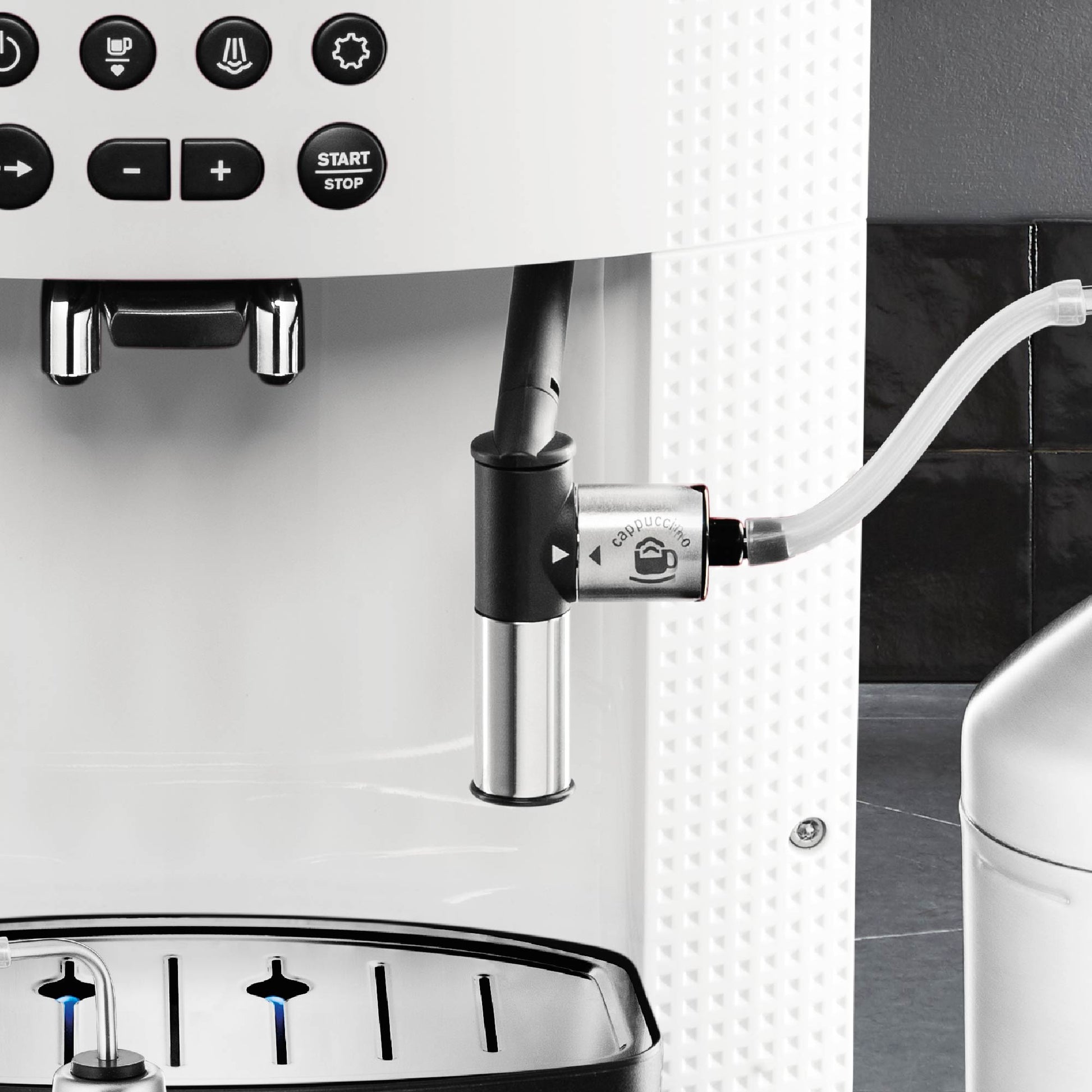 Cafetera Espresso Full Auto Display Blanca + Lechero5#Blanco