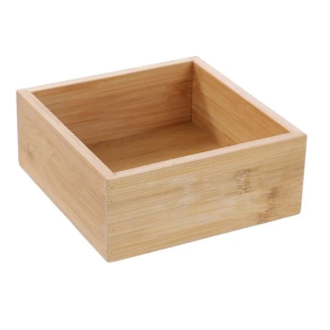 Caja Organización De Bambú 15 x 153#Madera