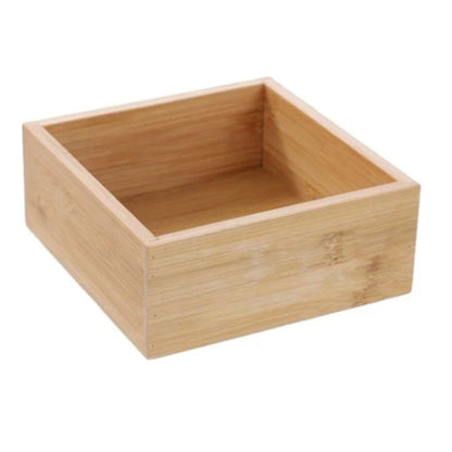 Caja Organización De Bambú 15 x 153#Madera