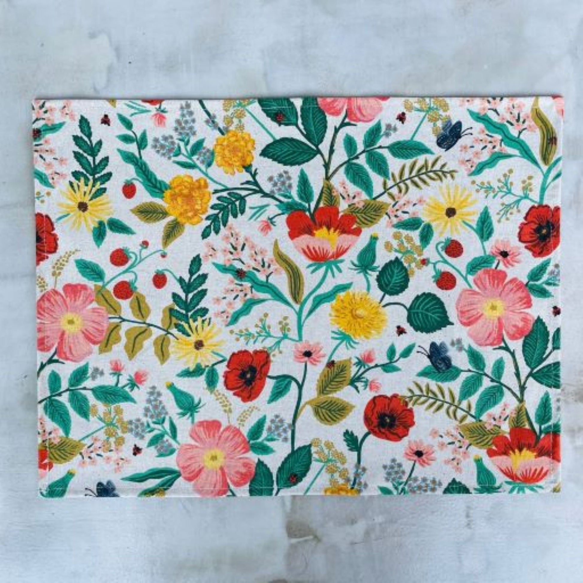 Set 4 Individuales Poppy3#Blanco