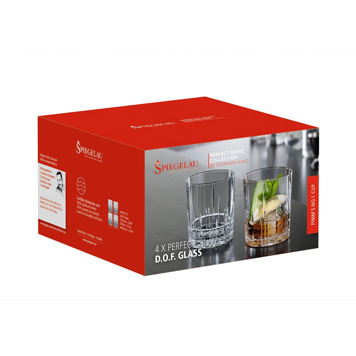 Set 4 Vasos Perfect Serve Collection D.O.F.