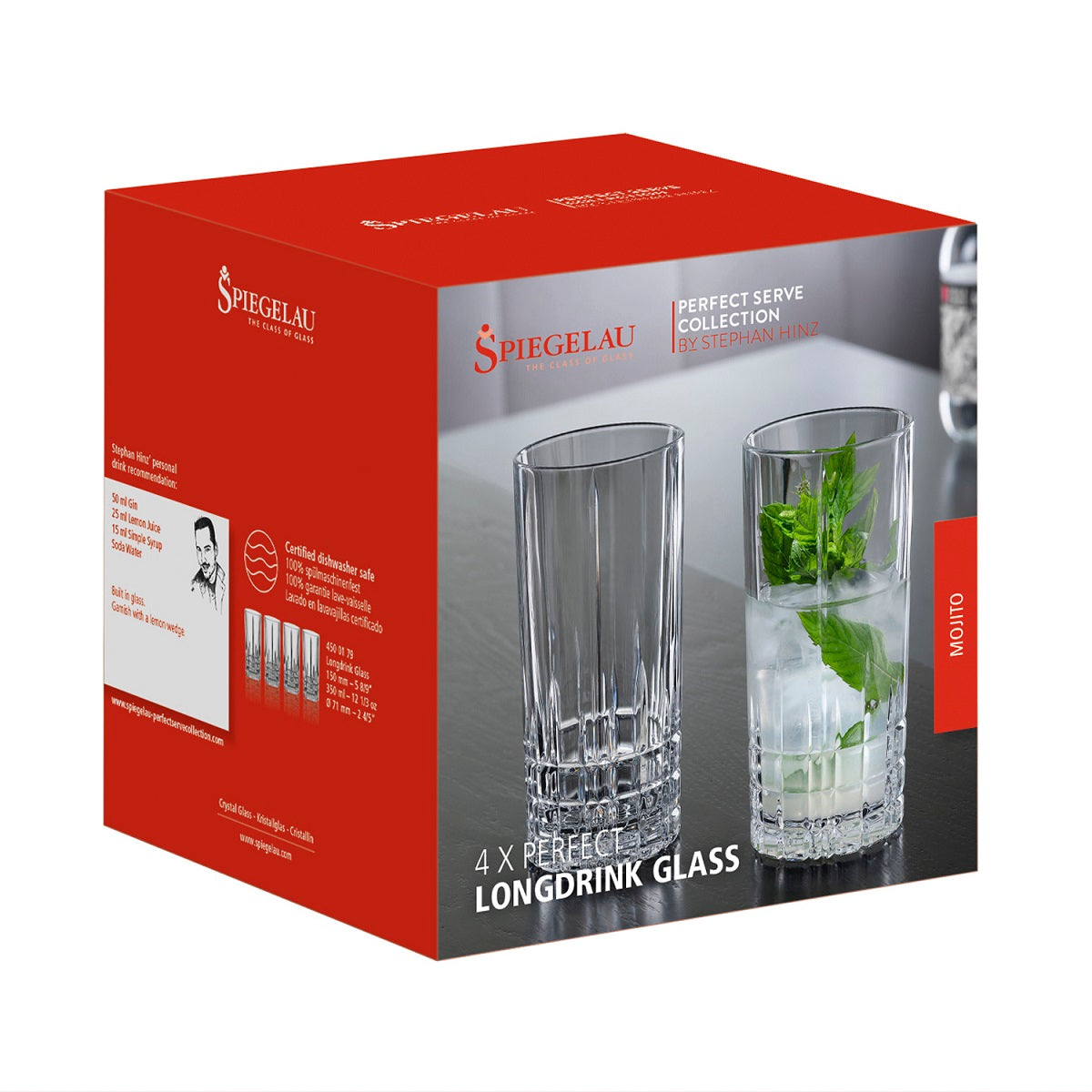 Set 4 Vasos Perfect Serve Collection Longdrink