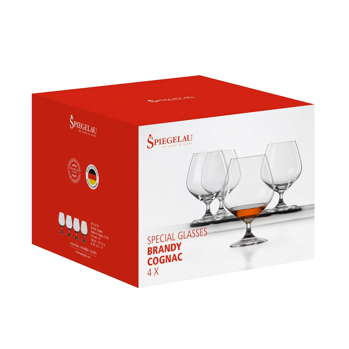 Set 4 Copas Cognac Special