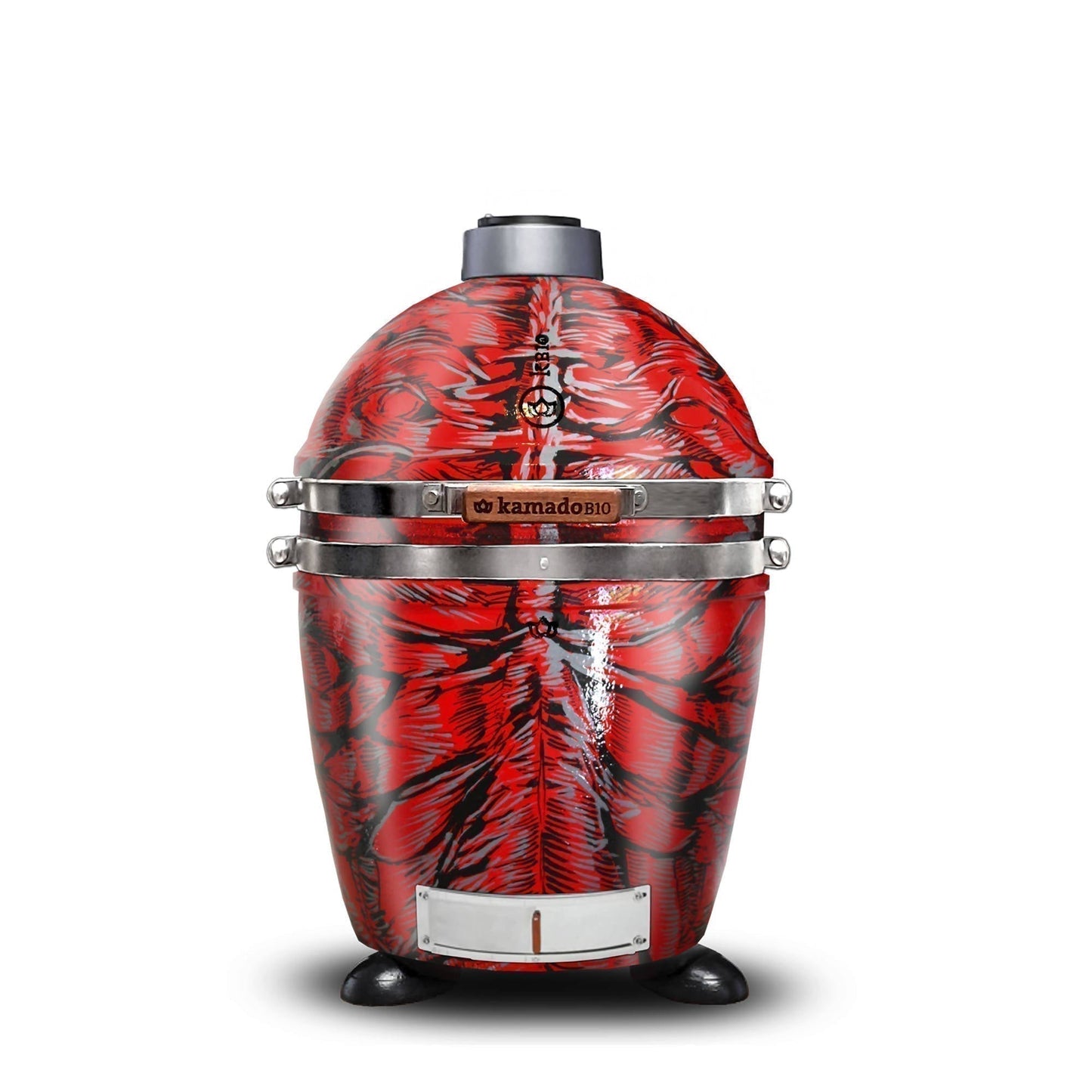 Parrilla Kamado Nano Art3#Rojo