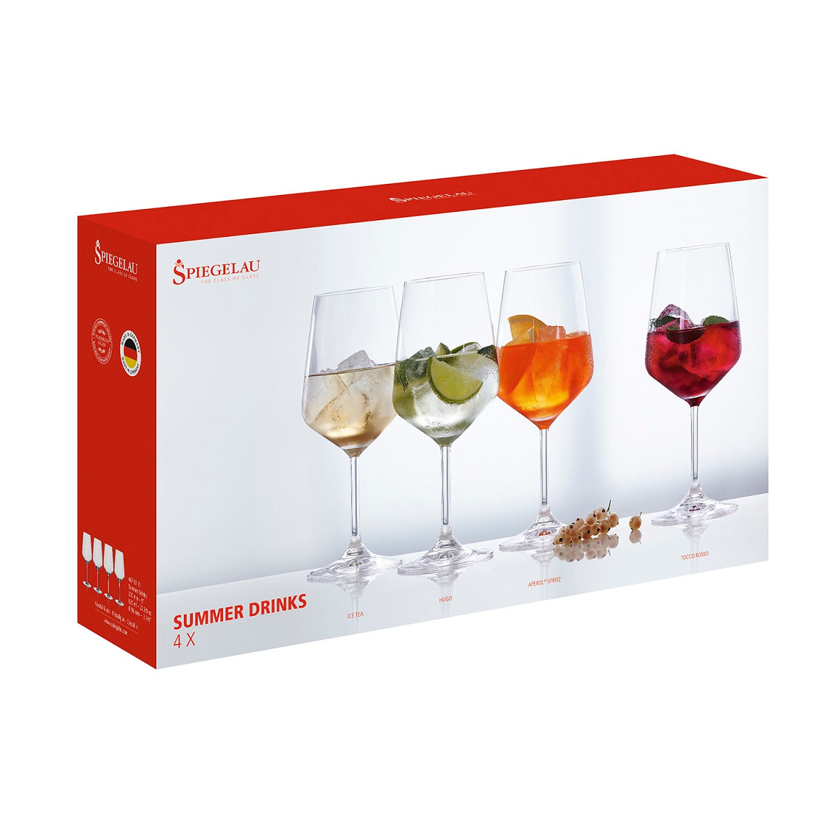 Set 4 Copas Summer Drinks