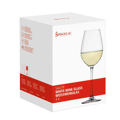 Set 4 Copas Vino Blanco Salute