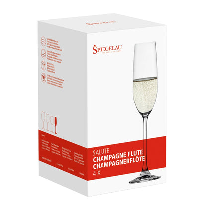 Set 4 Copas Champagne Salute