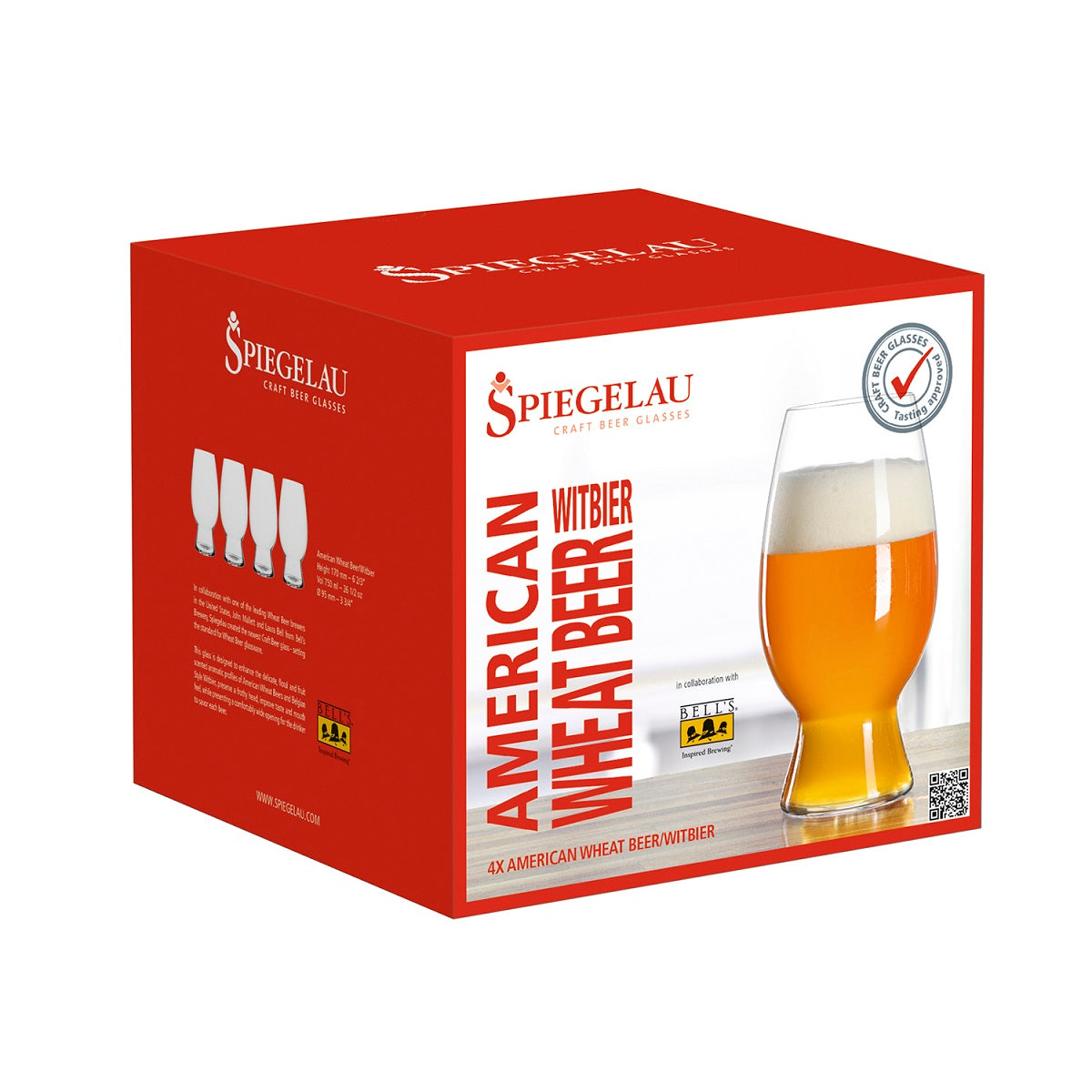 Set 4 Copas Cerveza American Wheat