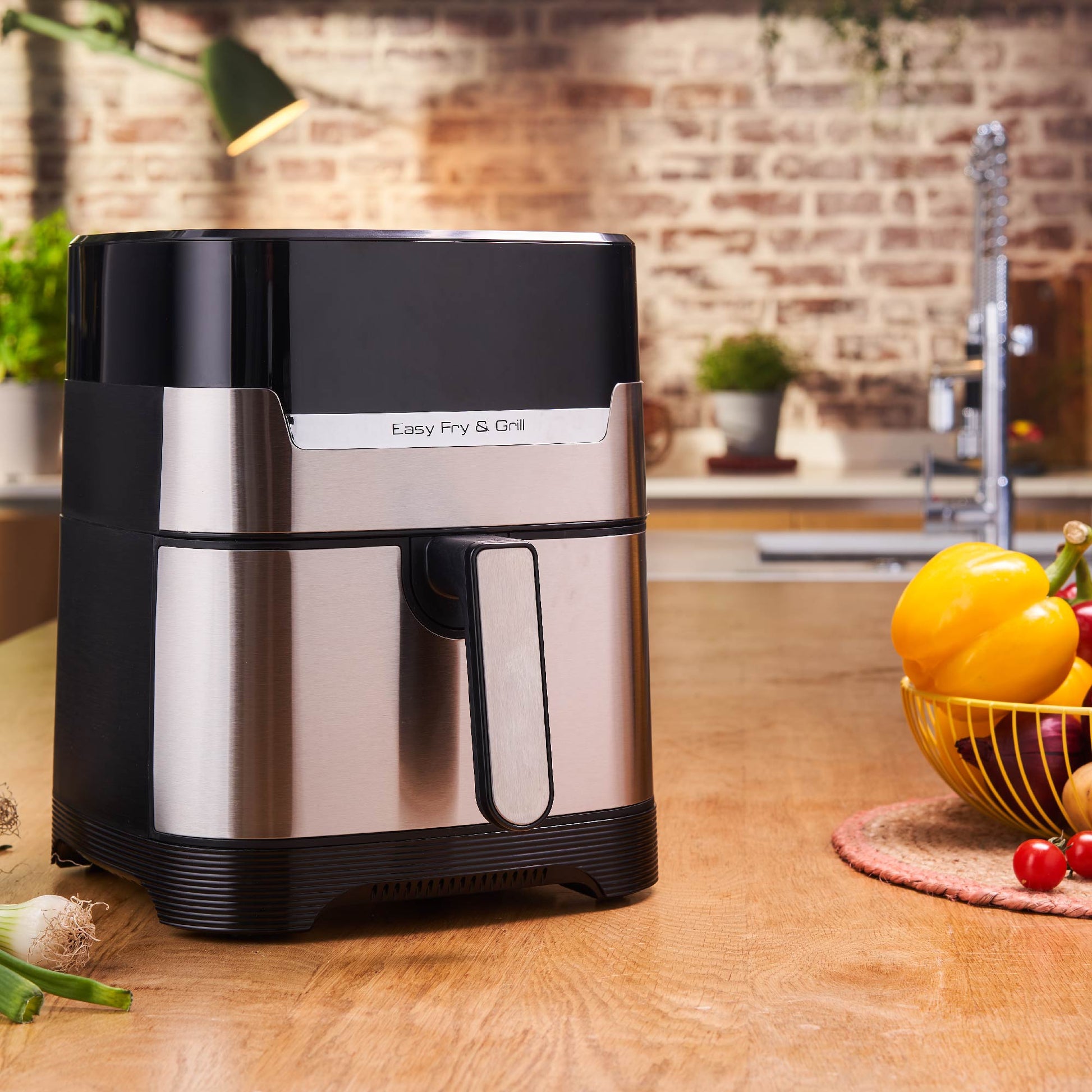 Freidora de Aire Easy Fry & Grill Digital 4.2 Lts2#Acero