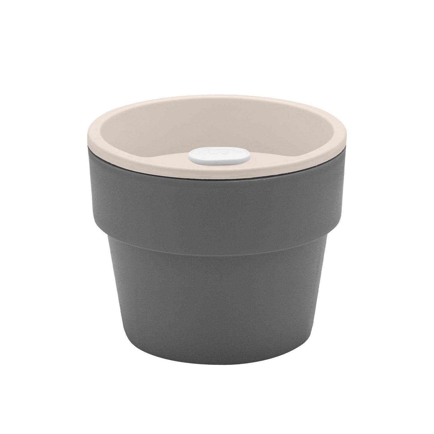 Pack 2 Maceteros Auto Riego Para Hierbas 1.6 Lts5#Gris