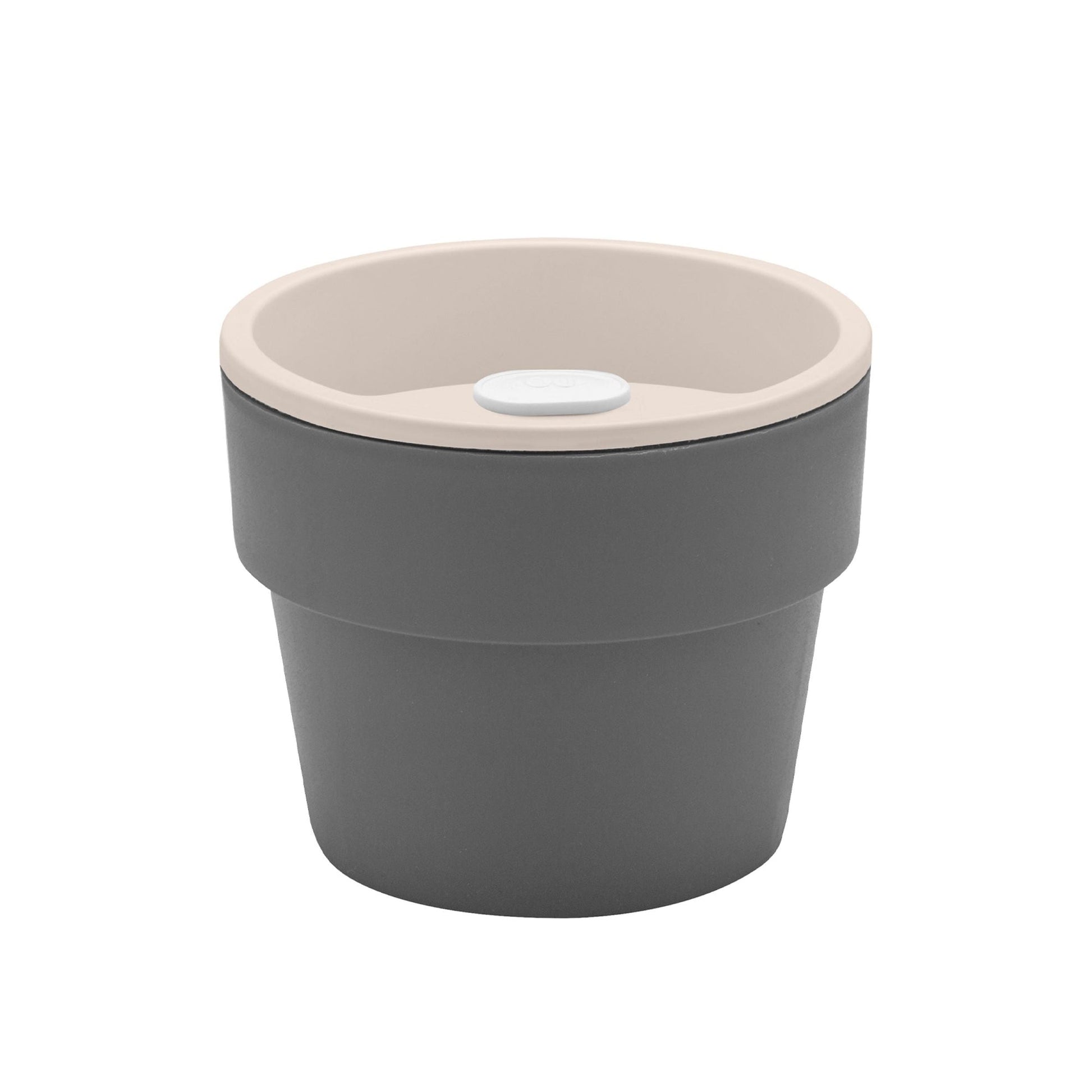 Pack 2 Maceteros Auto Riego Para Hierbas 1.6 Lts5#Gris