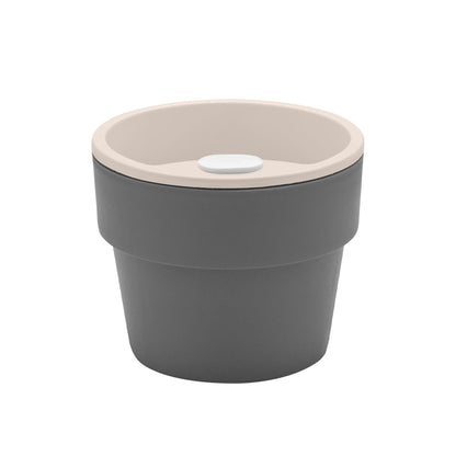 Pack 2 Maceteros Auto Riego Para Hierbas 1.6 Lts5#Gris