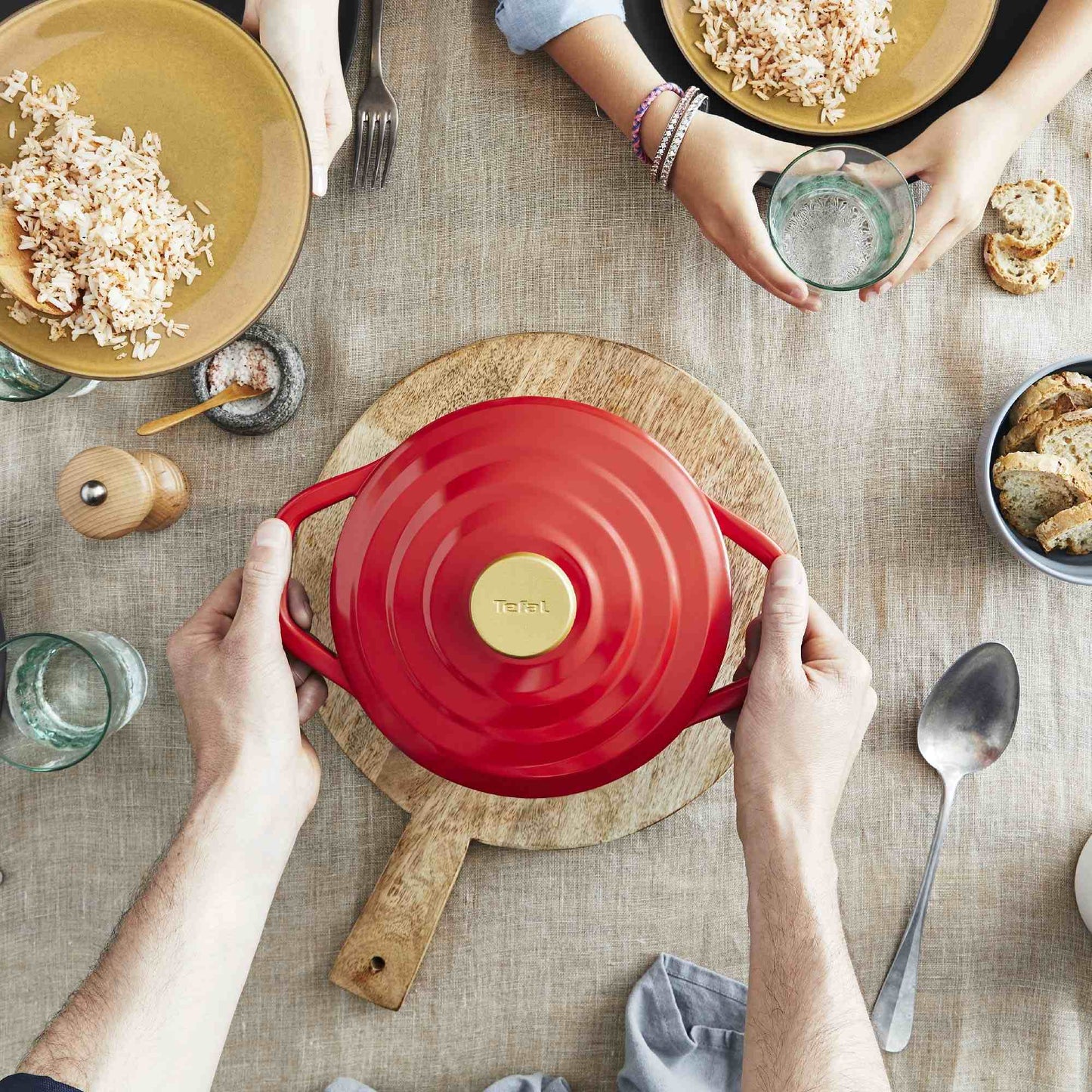 Olla Cocotte Air 20 cm6#Rojo