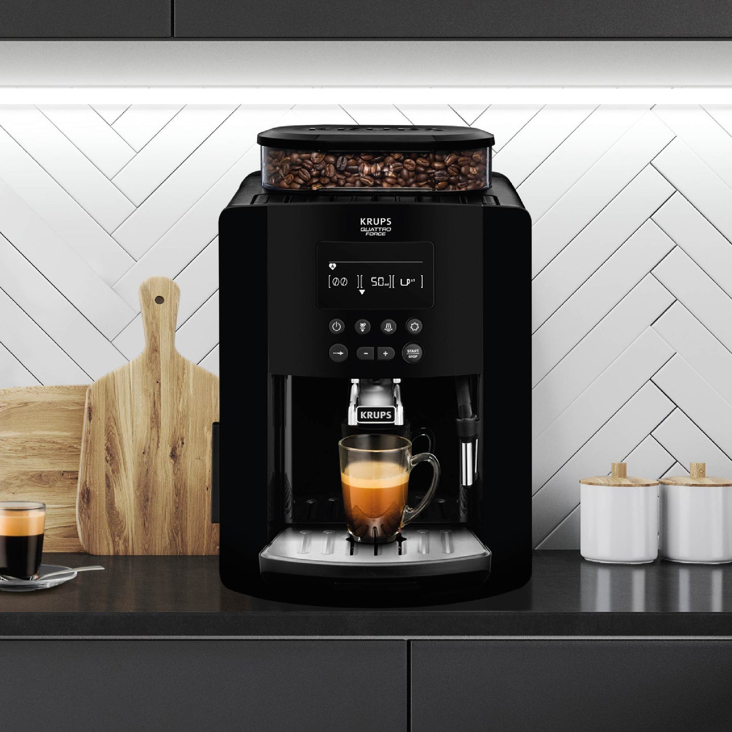 Cafetera Espresso Full Auto Display1#Negro