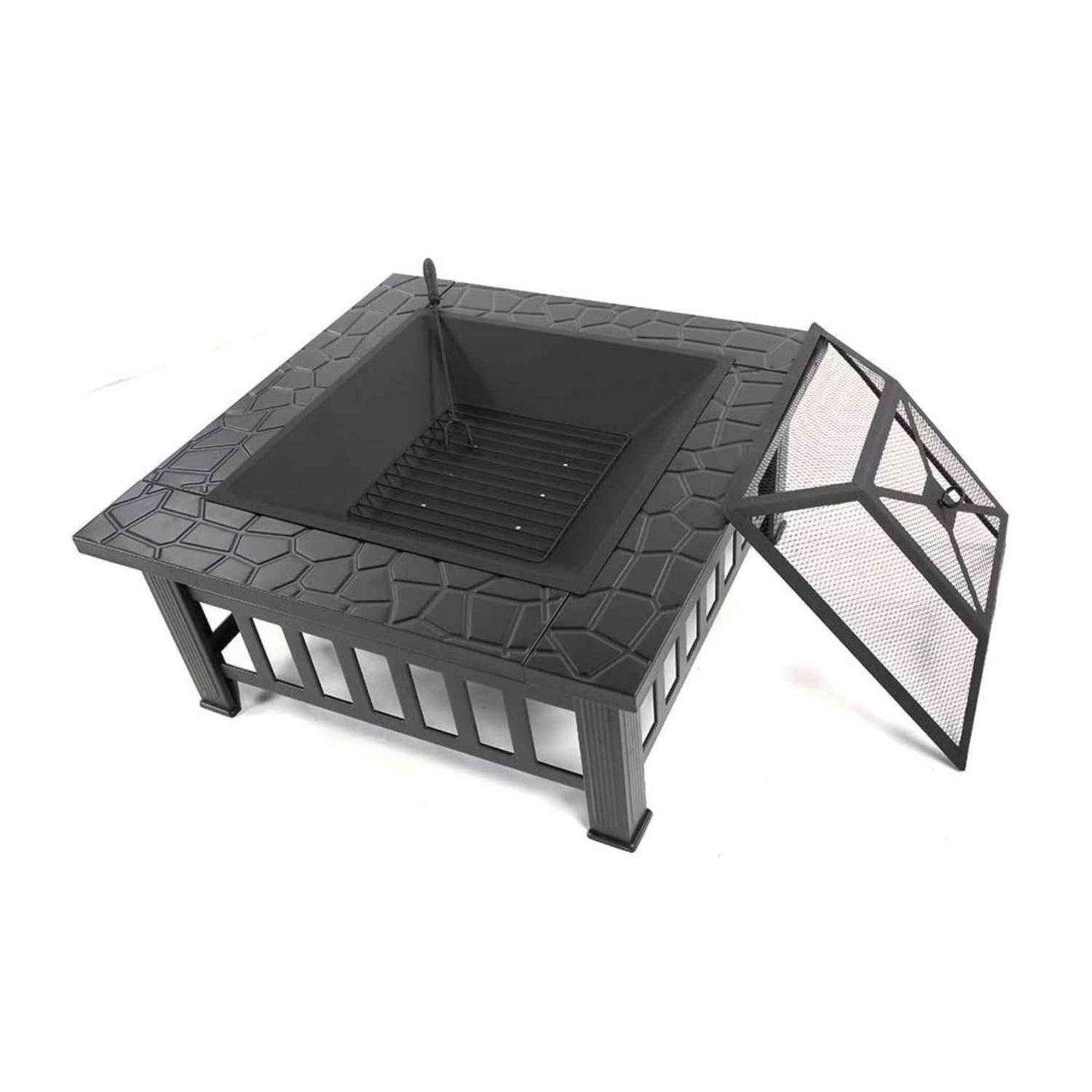 Fogón Brasero Cooler Metal 3 en 14#Negro