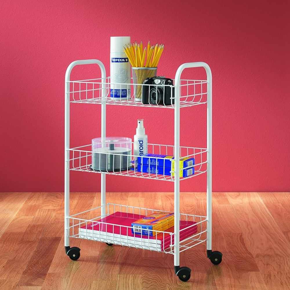 Organizador Cocina Metal Ruedas1#Blanco