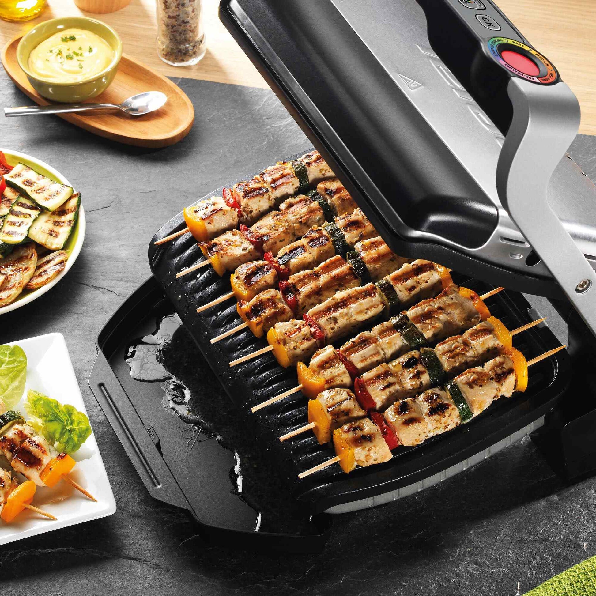 Parrilla Eléctrica Inteligente Optigrill3#Acero