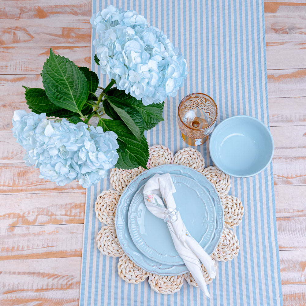 Plato Fondo Provenzal Vintage4#Celeste