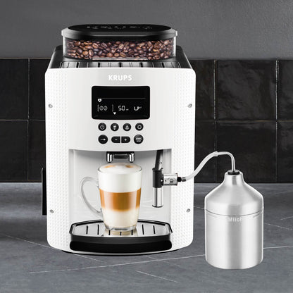 Cafetera Espresso Full Auto Display Blanca + Lechero1#Blanco