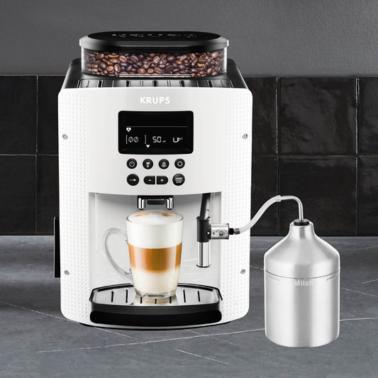 Cafetera Espresso Full Auto Display Blanca + Lechero1#Blanco