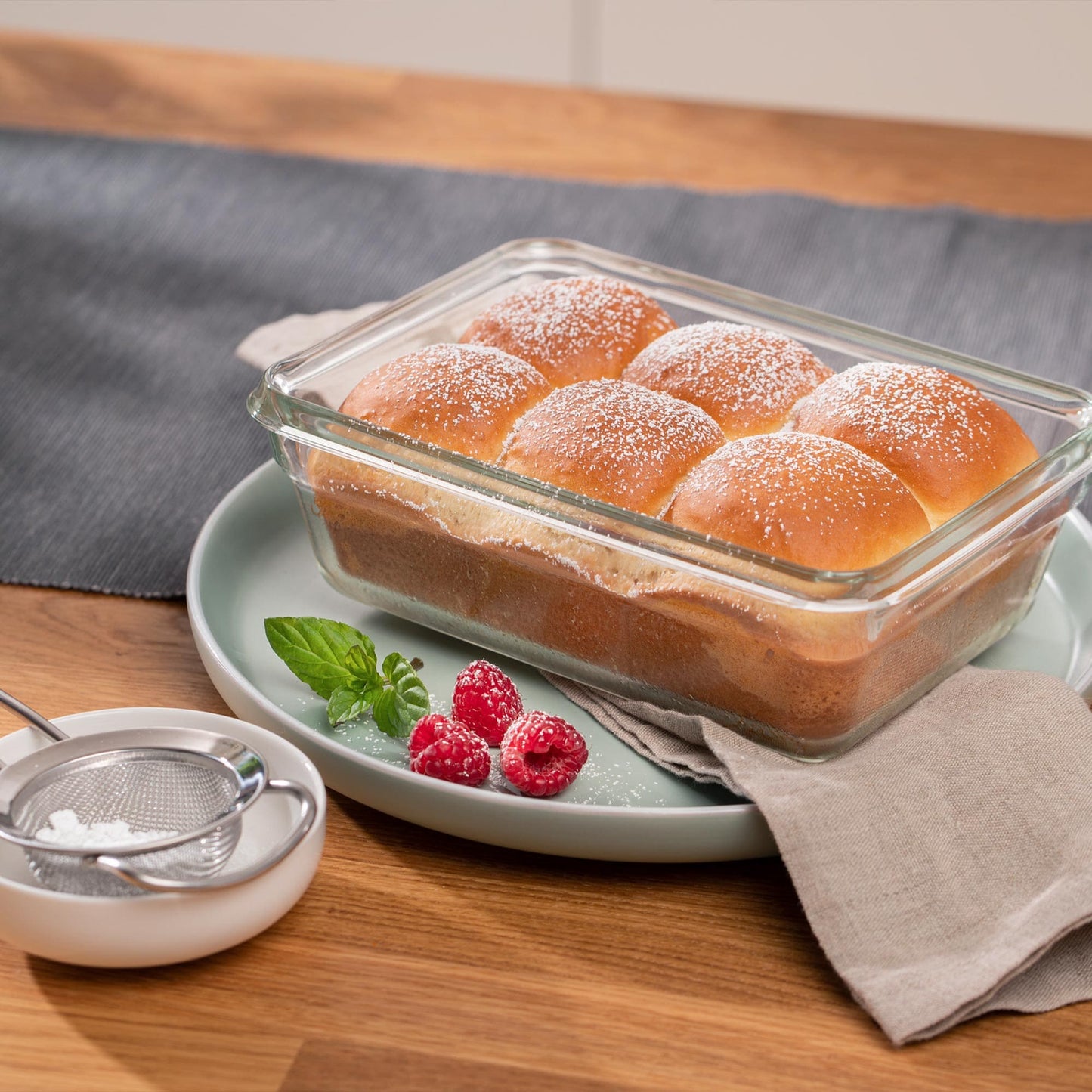 Contenedor Alimentos Masterseal Glass Rectangular 1.3L2#Sin color