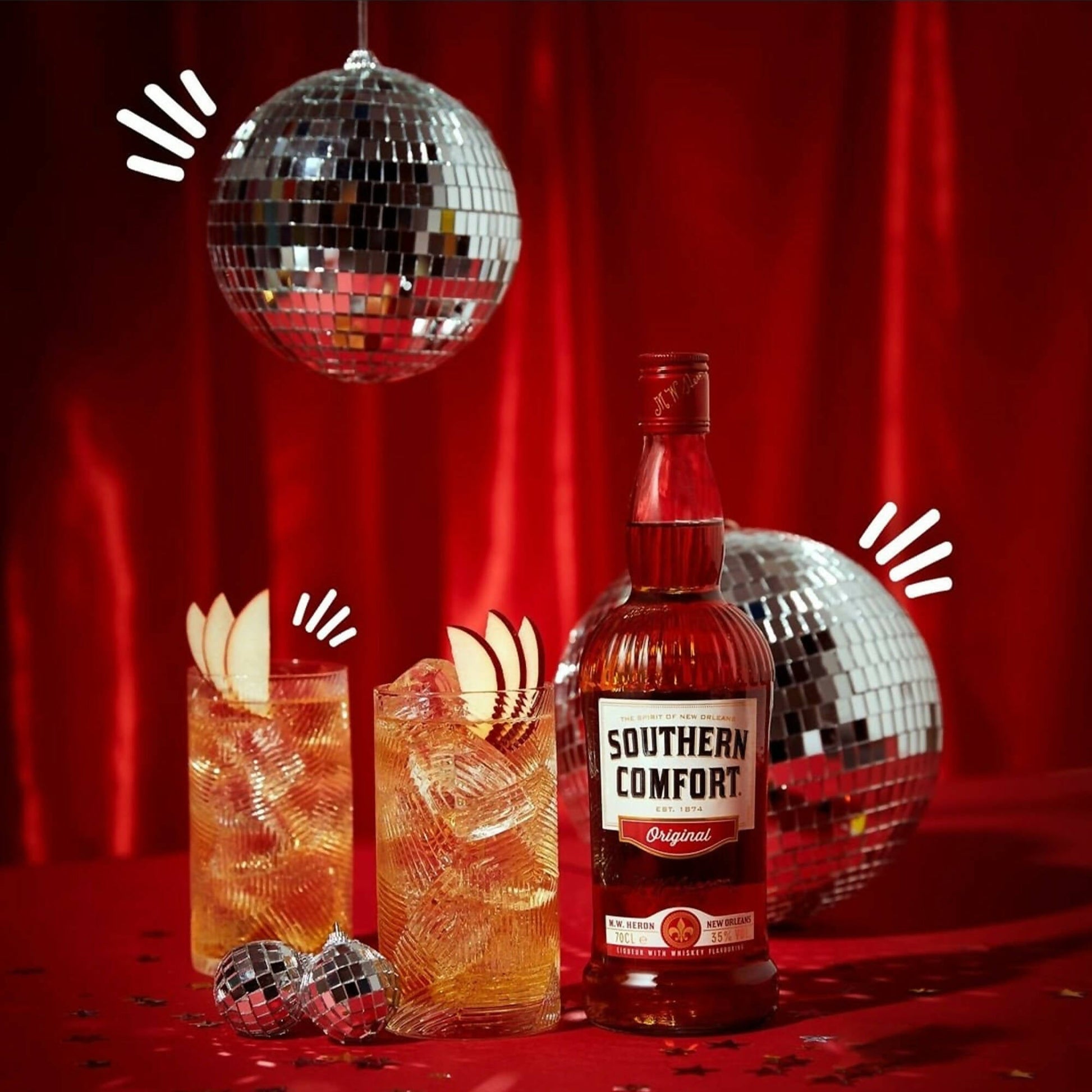 Southern Comfort Whiskey 1L.2#Sin Color