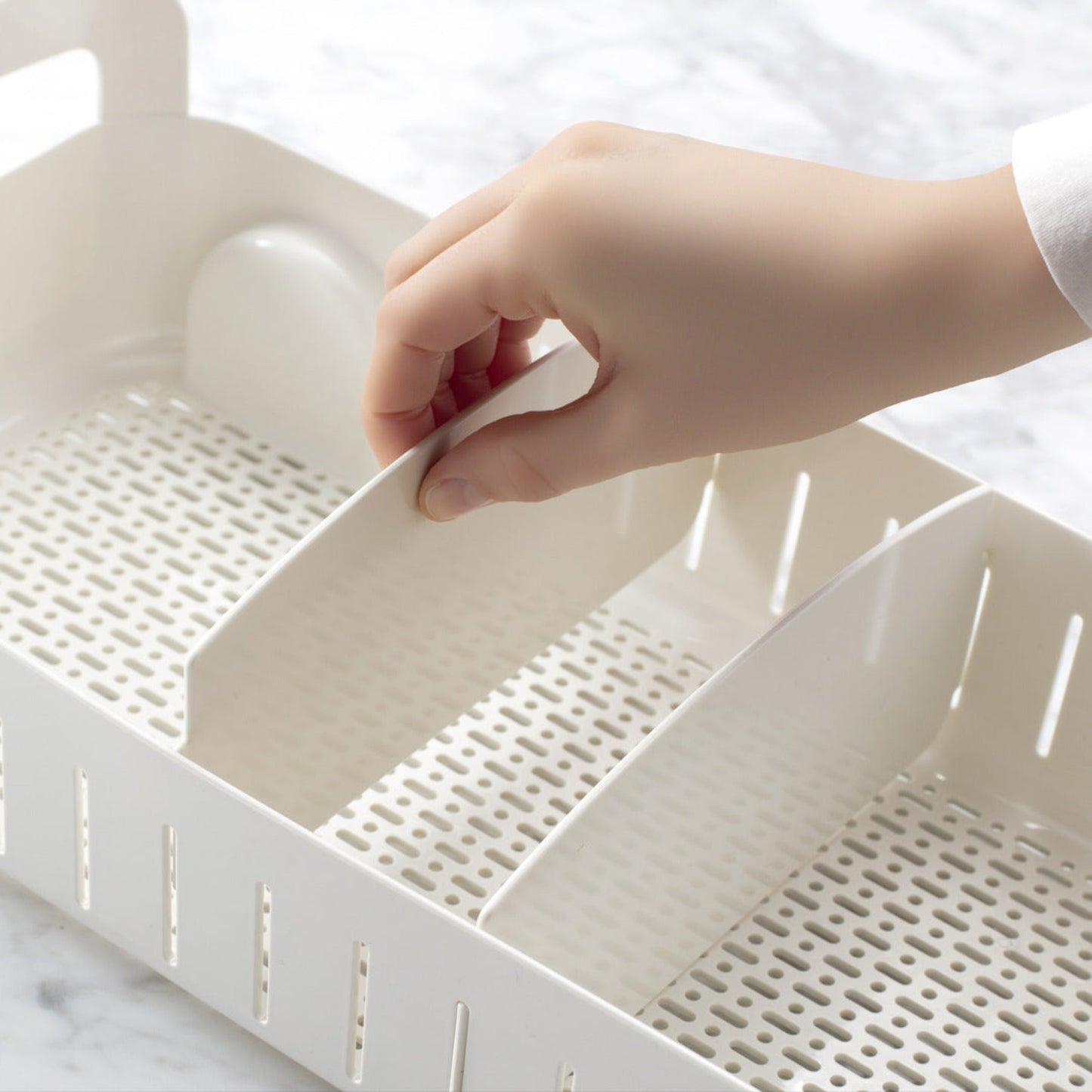 Organizador con Ruedas Para Productos De Limpieza Grande4#Blanco