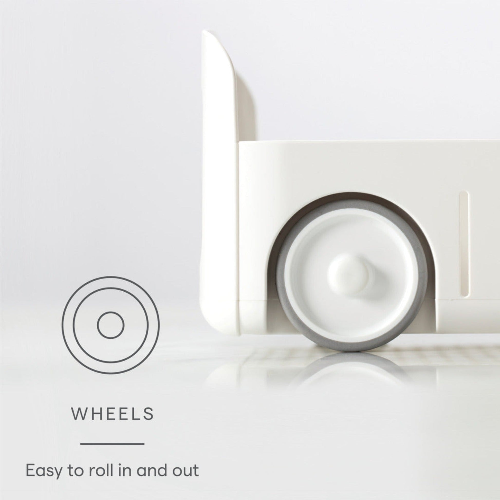 Organizador con Ruedas Para Productos De Limpieza Grande6#Blanco