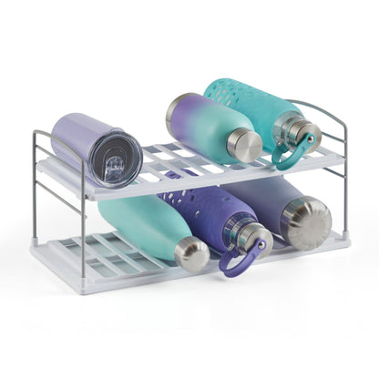 Organizador De Botellas 2 Niveles Grande2#Blanco