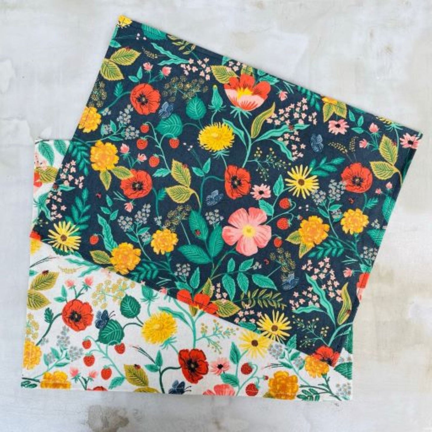 Set 4 Individuales Poppy5#Negro