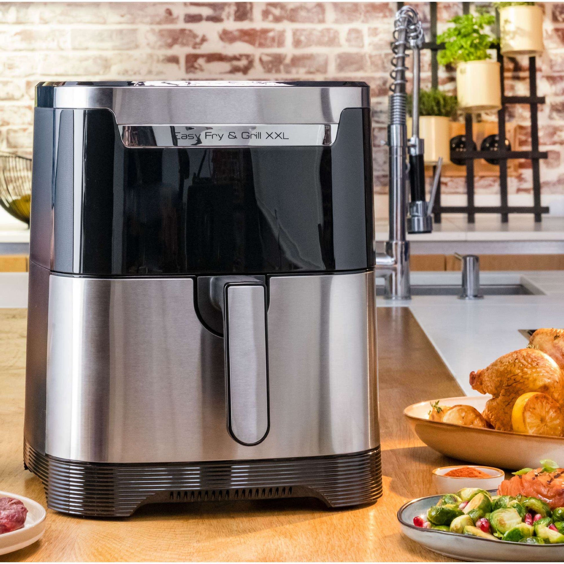 Freidora de Aire Easy Fry & Grill XXL 6.5 Lts Sync1#Acero