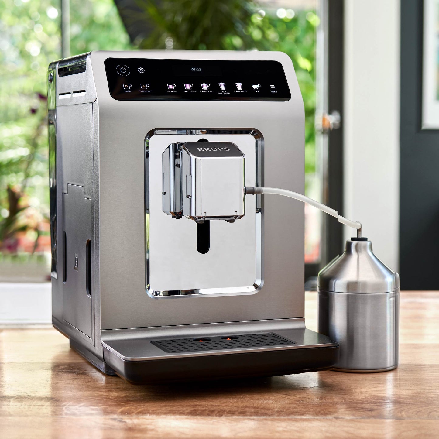 Cafetera Espresso Evidence Plus + Lechero5#Acero