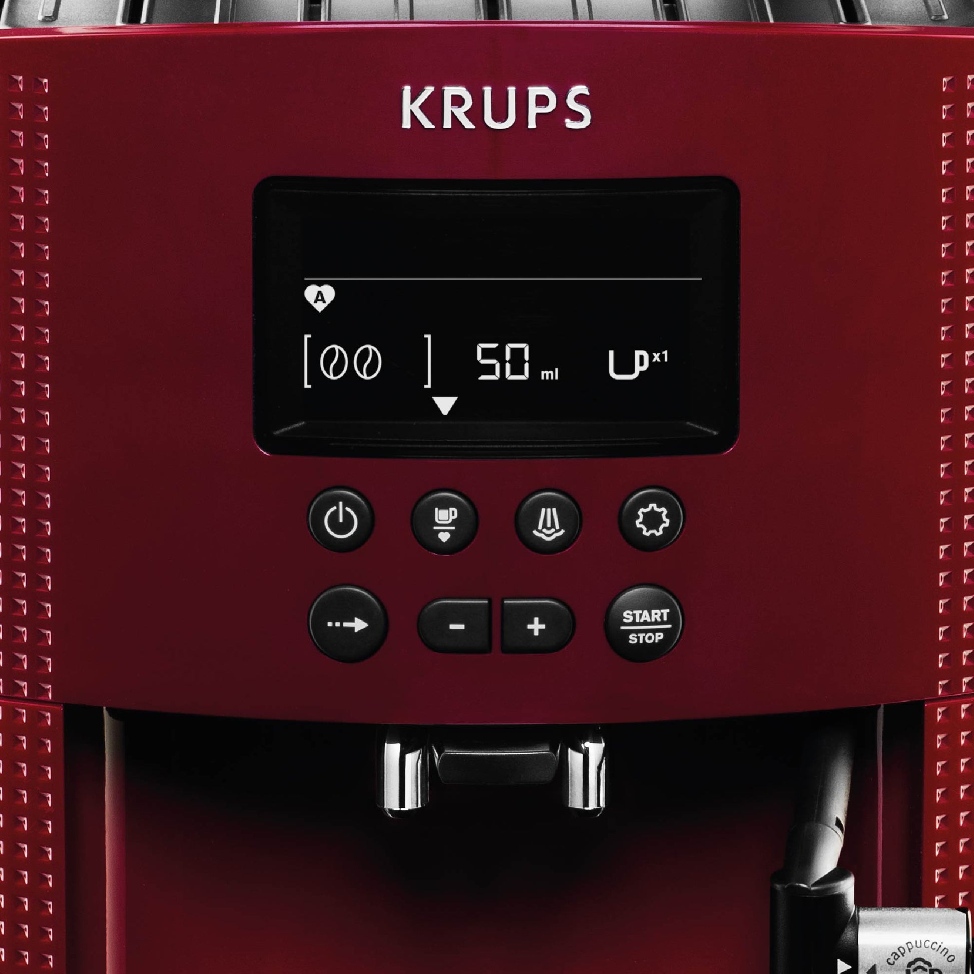 Cafetera Espresso Full Auto Display Roja + Lechero4#Rojo