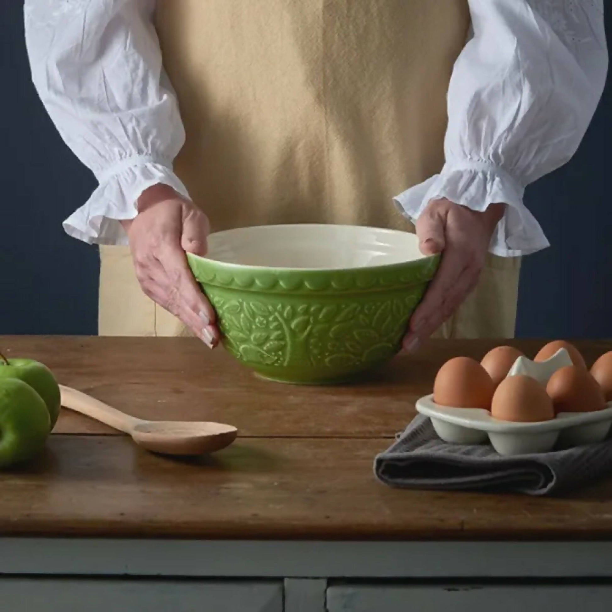 Bowl In The Forest 21 cms1#Verde