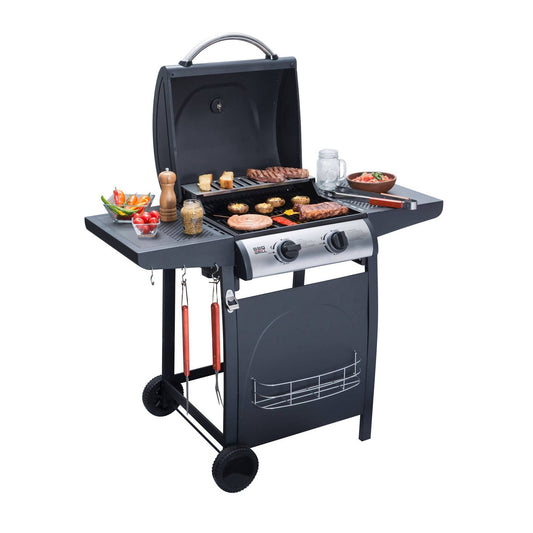 Parrilla Houston 2 Quemadores Pro BBQ201GCPRO1#Negro