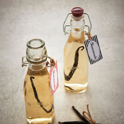 Botella Tapa Roja con Cierre Clip 0.25 Lts6#Sin color