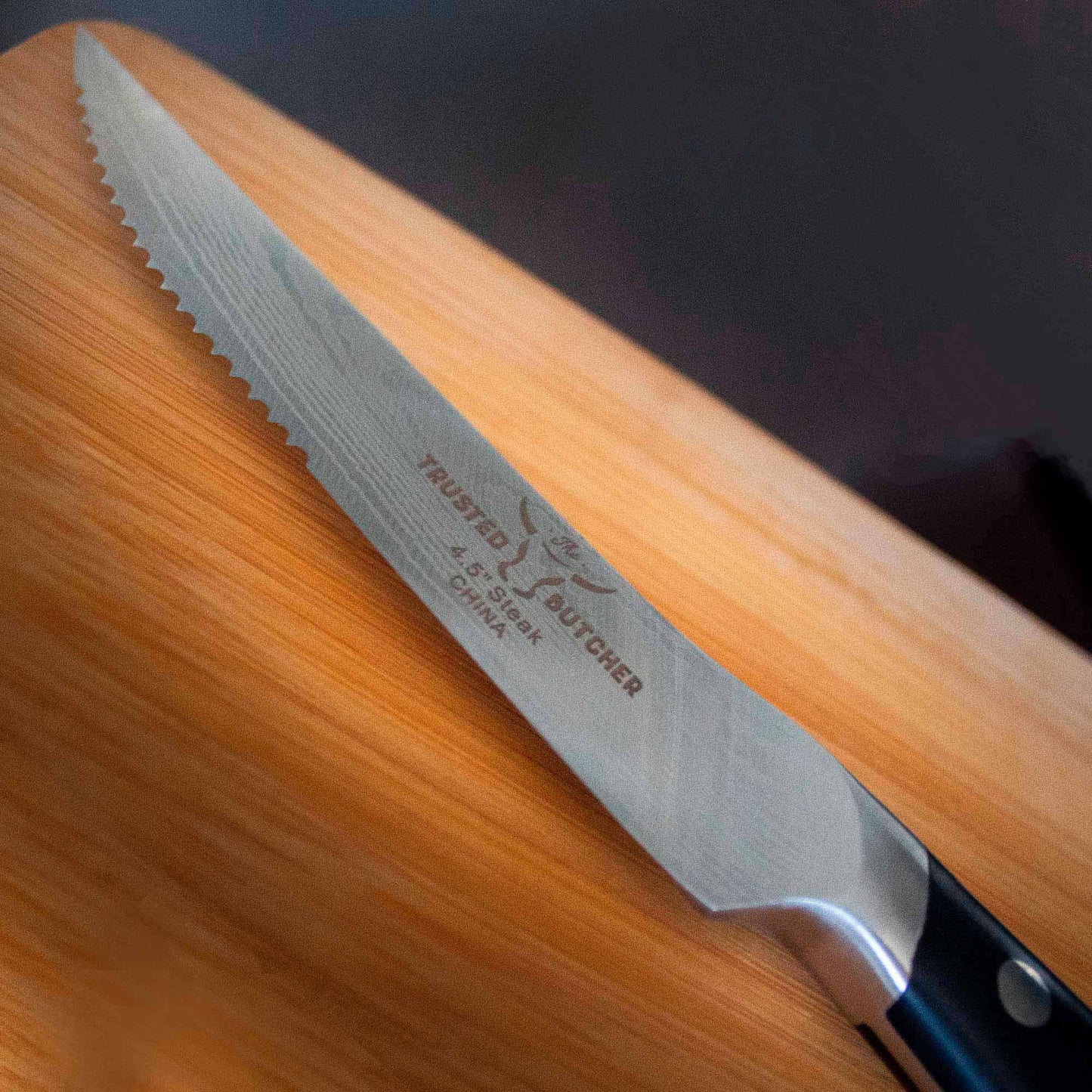 Set de Cuchillos para Carne 4 Pzs5#Acero