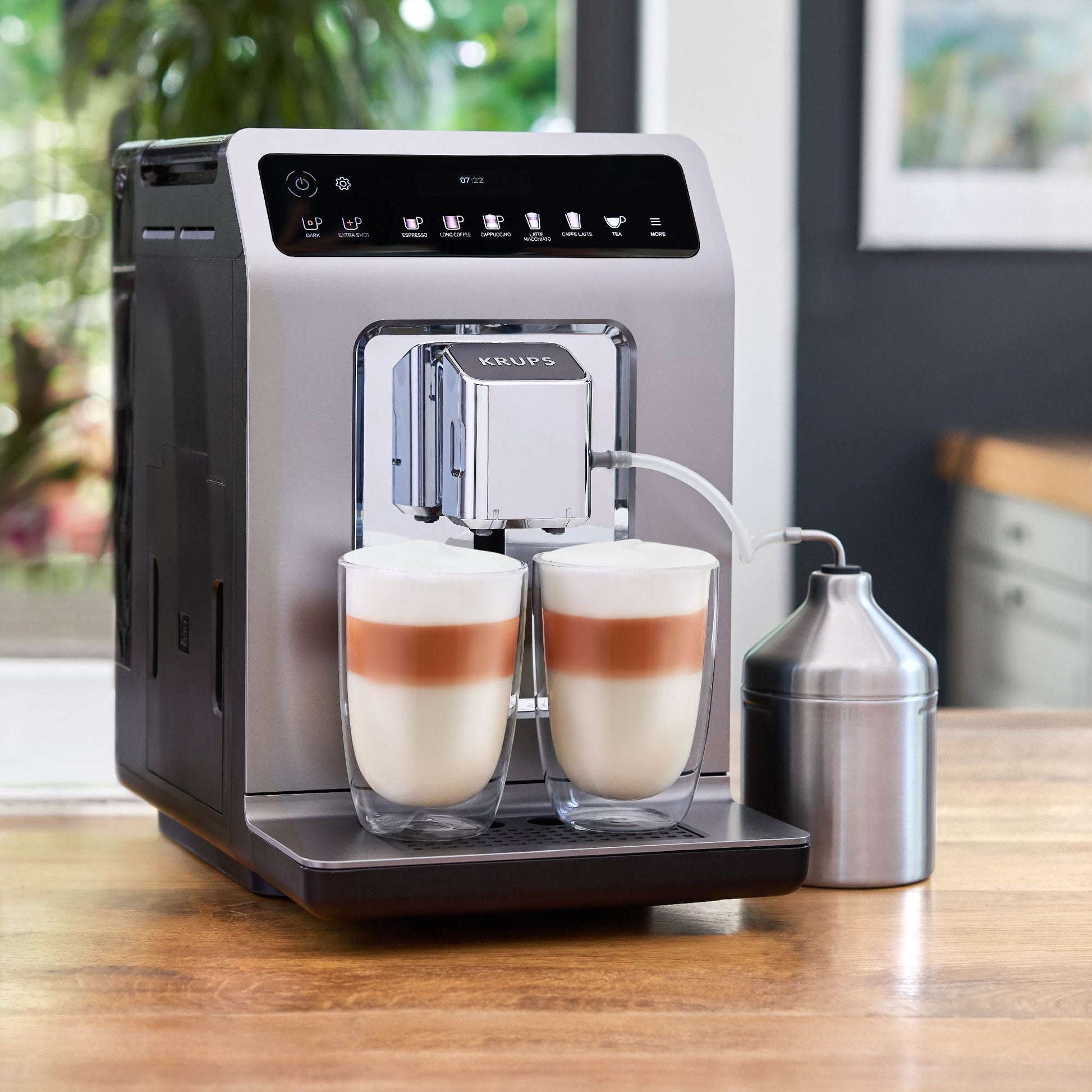 Cafetera Espresso Evidence Plus + Lechero6#Acero